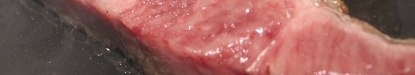 小山市の老舗の和牛料理(ステーキ・しゃぶしゃぶ・すき焼き)のお店「二本松」。ステーキメニューのトップ画像。